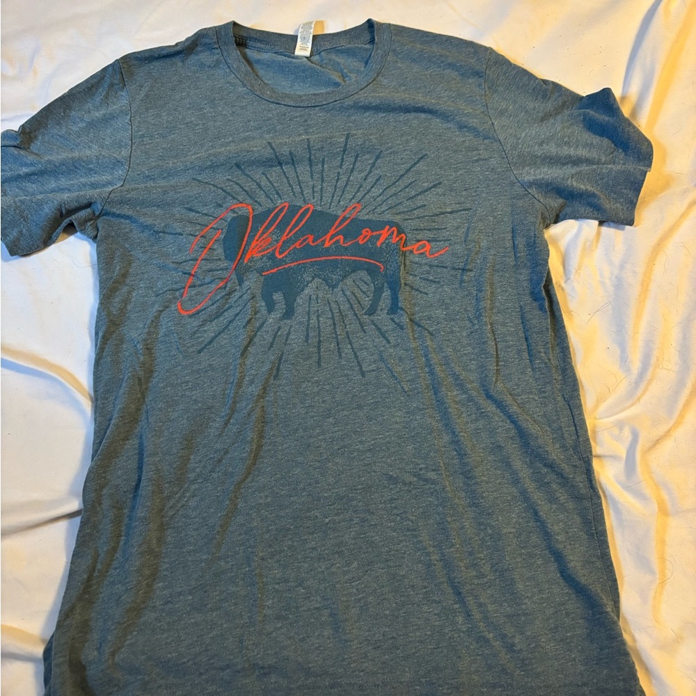 Blue Oklahoma t-shirt